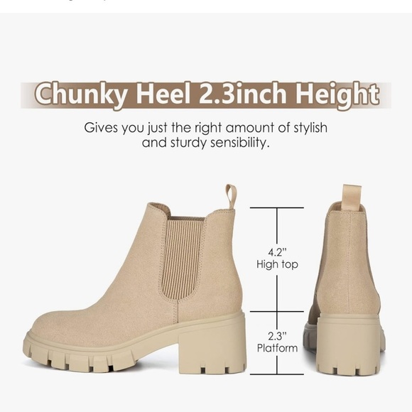 Athlefit Shoes - Tan Chelsea Boots